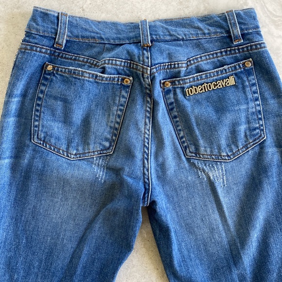 Roberto Cavalli vintage rhinestone jeans - Picture 9 of 13
